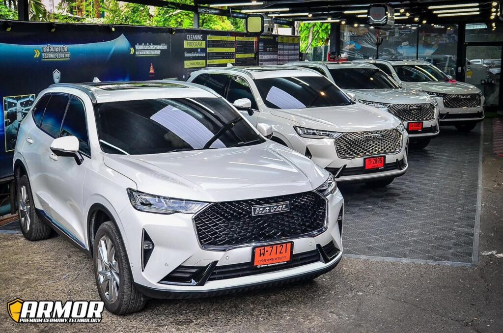อัพเดทแบบฟิล์มกันรอยรถยนต์ Haval H6 Phev - 2022