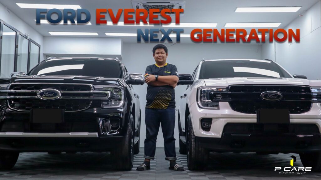 Ford Everest Next-Generation เคลือบเซรามิก ติดฟิล์มกันรอย 2022