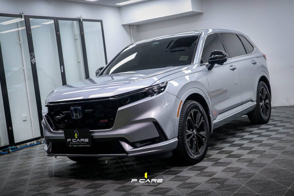 Honda CRV เคลือบแก้ว เคลือบเซรามิก เคลือบกราฟีน ติดฟิล์มกันรอย